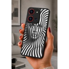 BG AKSESUAR Reeder S19 Max Pro S 108MP / Zoom Uyumlu Illüzyon Desenli Kamera Korumalı Darbelere Dayanıklı Kılıf