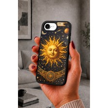 BG AKSESUAR iPhone 16E Uyumlu Astronomi Desenli Kamera Korumalı Darbelere Dayanıklı Kılıf