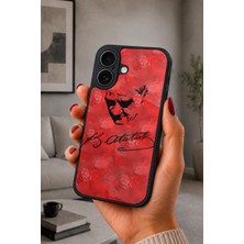 BG AKSESUAR iPhone 17 Uyumlu Imza Desenli Kamera Korumalı Darbelere Dayanıklı Kılıf