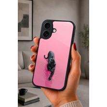 BG AKSESUAR iPhone 17 Uyumlu Panter Desenli Kamera Korumalı Darbelere Dayanıklı Kılıf