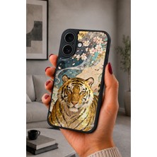 BG AKSESUAR iPhone 17 Uyumlu Kaplan Desenli Kamera Korumalı Darbelere Dayanıklı Kılıf
