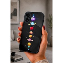 BG AKSESUAR iPhone 17 Uyumlu Planet Desenli Kamera Korumalı Darbelere Dayanıklı Kılıf