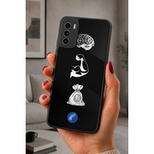 BG AKSESUAR Reeder S19 Max Pro S Uyumlu Beyin Desenli Kamera Korumalı Darbelere Dayanıklı Kılıf