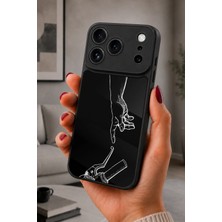 BG AKSESUAR iPhone 17 Pro Uyumlu Gidon Desenli Kamera Korumalı Darbelere Dayanıklı Kılıf