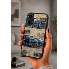 BG AKSESUAR iPhone 17 Uyumlu Hiperotomobil Desenli Kamera Korumalı Darbelere Dayanıklı Kılıf
