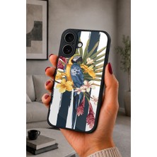 BG AKSESUAR iPhone 17 Uyumlu Tropikal Desenli Kamera Korumalı Darbelere Dayanıklı Kılıf
