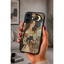 BG AKSESUAR iPhone 17 Uyumlu Artnouveau Desenli Kamera Korumalı Darbelere Dayanıklı Kılıf