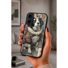 BG AKSESUAR iPhone 17 Uyumlu Köpek Desenli Kamera Korumalı Darbelere Dayanıklı Kılıf