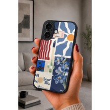 BG AKSESUAR iPhone 17 Uyumlu Retrochill Desenli Kamera Korumalı Darbelere Dayanıklı Kılıf