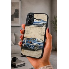 BG AKSESUAR iPhone 17 Uyumlu Paulwalker Desenli Kamera Korumalı Darbelere Dayanıklı Kılıf