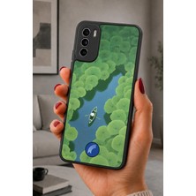 BG AKSESUAR Reeder S19 Max Pro S Uyumlu Sandal Desenli Kamera Korumalı Darbelere Dayanıklı Kılıf