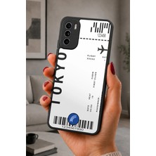 BG AKSESUAR Reeder S19 Max Pro S Uyumlu Uçakbileti Desenli Kamera Korumalı Darbelere Dayanıklı Kılıf
