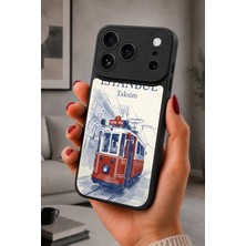 BG AKSESUAR iPhone 17 Pro Uyumlu Taksim Desenli Kamera Korumalı Darbelere Dayanıklı Kılıf