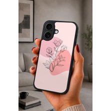 BG AKSESUAR iPhone 17 Uyumlu Çiçekfloral Desenli Kamera Korumalı Darbelere Dayanıklı Kılıf
