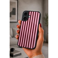 BG AKSESUAR iPhone 17 Uyumlu Dikey Desenli Kamera Korumalı Darbelere Dayanıklı Kılıf