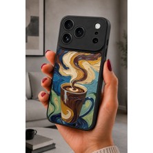 BG AKSESUAR iPhone 17 Pro Max Uyumlu Kahve Desenli Kamera Korumalı Darbelere Dayanıklı Kılıf