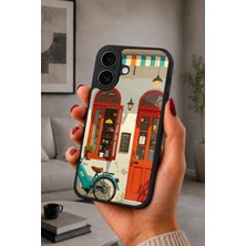 BG AKSESUAR iPhone 17 Uyumlu Kafe Desenli Kamera Korumalı Darbelere Dayanıklı Kılıf