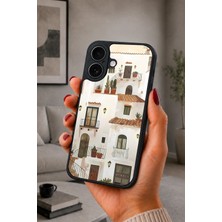 BG AKSESUAR iPhone 17 Uyumlu Akdeniz Desenli Kamera Korumalı Darbelere Dayanıklı Kılıf