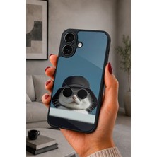 BG AKSESUAR iPhone 17 Uyumlu Tarzkedi Desenli Kamera Korumalı Darbelere Dayanıklı Kılıf