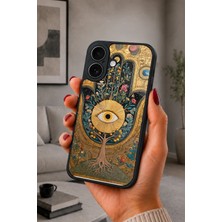 BG AKSESUAR iPhone 17 Uyumlu Kozmos Desenli Kamera Korumalı Darbelere Dayanıklı Kılıf