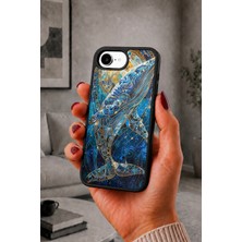 BG AKSESUAR iPhone 16E Uyumlu Balina Desenli Kamera Korumalı Darbelere Dayanıklı Kılıf