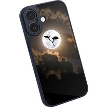BG AKSESUAR iPhone 17 Uyumlu Yarasa Desenli Kamera Korumalı Darbelere Dayanıklı Kılıf