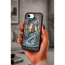 BG AKSESUAR iPhone 16E Uyumlu Capricornio Desenli Kamera Korumalı Darbelere Dayanıklı Kılıf