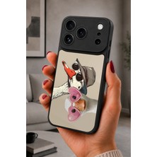 BG AKSESUAR iPhone 17 Pro Uyumlu Şapka Desenli Kamera Korumalı Darbelere Dayanıklı Kılıf