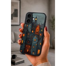 BG AKSESUAR iPhone 17 Uyumlu Köy Desenli Kamera Korumalı Darbelere Dayanıklı Kılıf