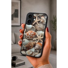 BG AKSESUAR iPhone 17 Uyumlu Denizkabuğu Desenli Kamera Korumalı Darbelere Dayanıklı Kılıf