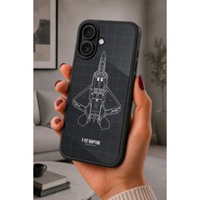 BG AKSESUAR iPhone 16 Plus Uyumlu Raptor Desenli Kamera Korumalı Darbelere Dayanıklı Kılıf