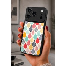 BG AKSESUAR iPhone 17 Pro Max Uyumlu Damla Desenli Kamera Korumalı Darbelere Dayanıklı Kılıf