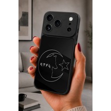 BG AKSESUAR iPhone 17 Pro Uyumlu Bozkurt Desenli Kamera Korumalı Darbelere Dayanıklı Kılıf