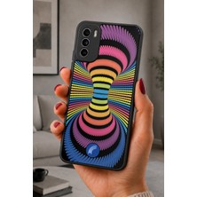 BG AKSESUAR Reeder S19 Max Pro S Uyumlu Optikillüzyon Desenli Kamera Korumalı Darbelere Dayanıklı Kılıf