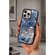 BG AKSESUAR iPhone 16 Pro Max Uyumlu Kale Desenli Kamera Korumalı Darbelere Dayanıklı Kılıf