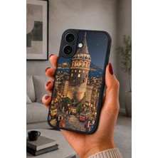 BG AKSESUAR iPhone 17 Uyumlu Galata Desenli Kamera Korumalı Darbelere Dayanıklı Kılıf
