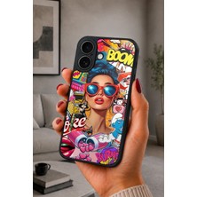 BG AKSESUAR iPhone 17 Uyumlu Boom Desenli Kamera Korumalı Darbelere Dayanıklı Kılıf
