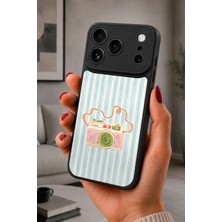 BG AKSESUAR iPhone 17 Pro Uyumlu Canon Desenli Kamera Korumalı Darbelere Dayanıklı Kılıf