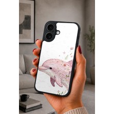 BG AKSESUAR iPhone 17 Uyumlu Yunus Desenli Kamera Korumalı Darbelere Dayanıklı Kılıf