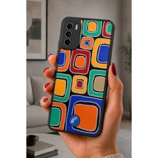BG AKSESUAR Reeder S19 Max Pro S Uyumlu Oval Desenli Kamera Korumalı Darbelere Dayanıklı Kılıf