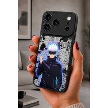 BG AKSESUAR iPhone 17 Pro Uyumlu Jujutsu Desenli Kamera Korumalı Darbelere Dayanıklı Kılıf