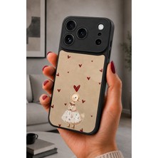 BG AKSESUAR iPhone 17 Pro Uyumlu Ördekli Desenli Kamera Korumalı Darbelere Dayanıklı Kılıf