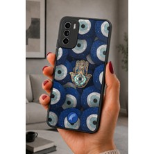 BG AKSESUAR Reeder S19 Max Pro S Uyumlu Hamsa Desenli Kamera Korumalı Darbelere Dayanıklı Kılıf