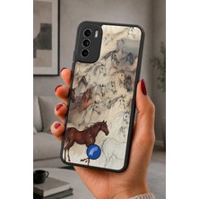 BG AKSESUAR Reeder S19 Max Pro S Uyumlu Atlar Desenli Kamera Korumalı Darbelere Dayanıklı Kılıf