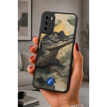 BG AKSESUAR Reeder S19 Max Pro S Uyumlu Timsah Desenli Kamera Korumalı Darbelere Dayanıklı Kılıf