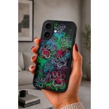 BG AKSESUAR iPhone 17 Uyumlu Paws Desenli Kamera Korumalı Darbelere Dayanıklı Kılıf