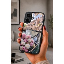 BG AKSESUAR iPhone 17 Uyumlu Gondol Desenli Kamera Korumalı Darbelere Dayanıklı Kılıf