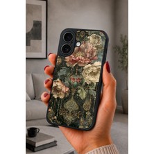 BG AKSESUAR iPhone 17 Uyumlu Peoni Desenli Kamera Korumalı Darbelere Dayanıklı Kılıf