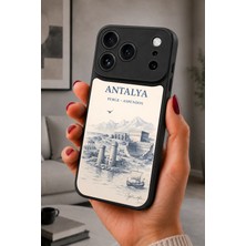BG AKSESUAR iPhone 17 Pro Uyumlu Aspendos Desenli Kamera Korumalı Darbelere Dayanıklı Kılıf