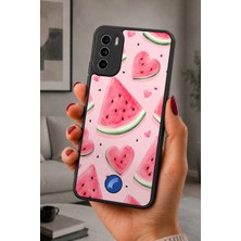BG AKSESUAR Reeder S19 Max Pro S Uyumlu Karpuz Desenli Kamera Korumalı Darbelere Dayanıklı Kılıf